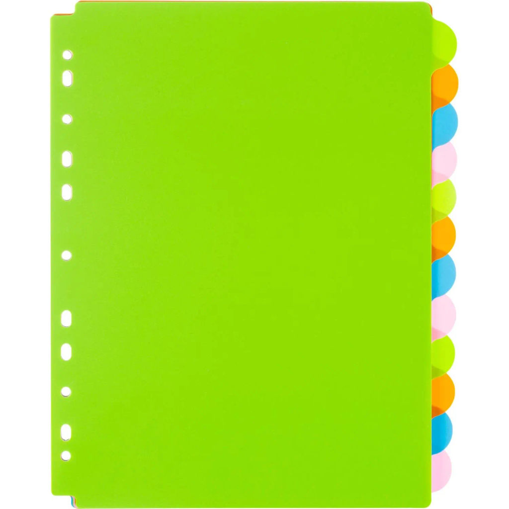 Разделитель листов A4+, 12 л.,полукруг, Attache Selection  фото 2