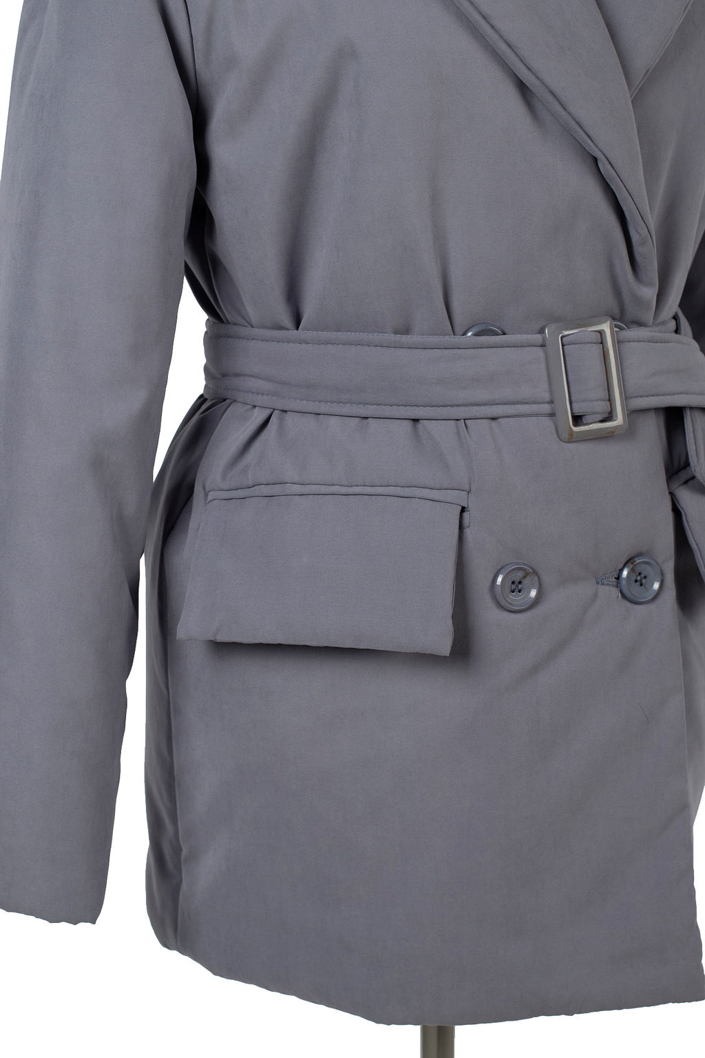 05-2119 Куртка женская зимняя (пояс) - El podio фото 26