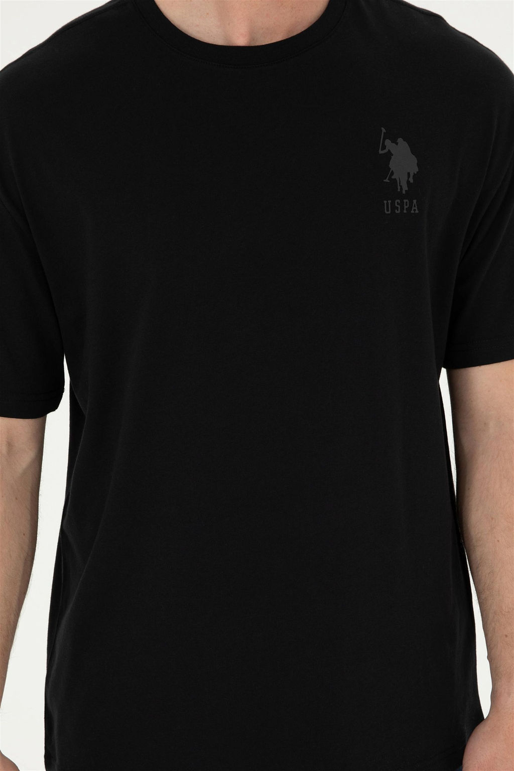 Мужская черная футболка Неожиданная скидка в корзине - U.s. polo assn фото 6