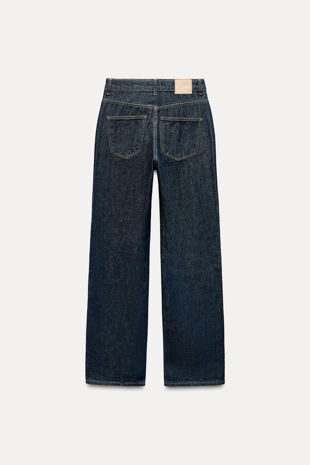 JEANS Z1975 STRAIGHT HIGH WAIST LONG LENGTH - Zara фото 7