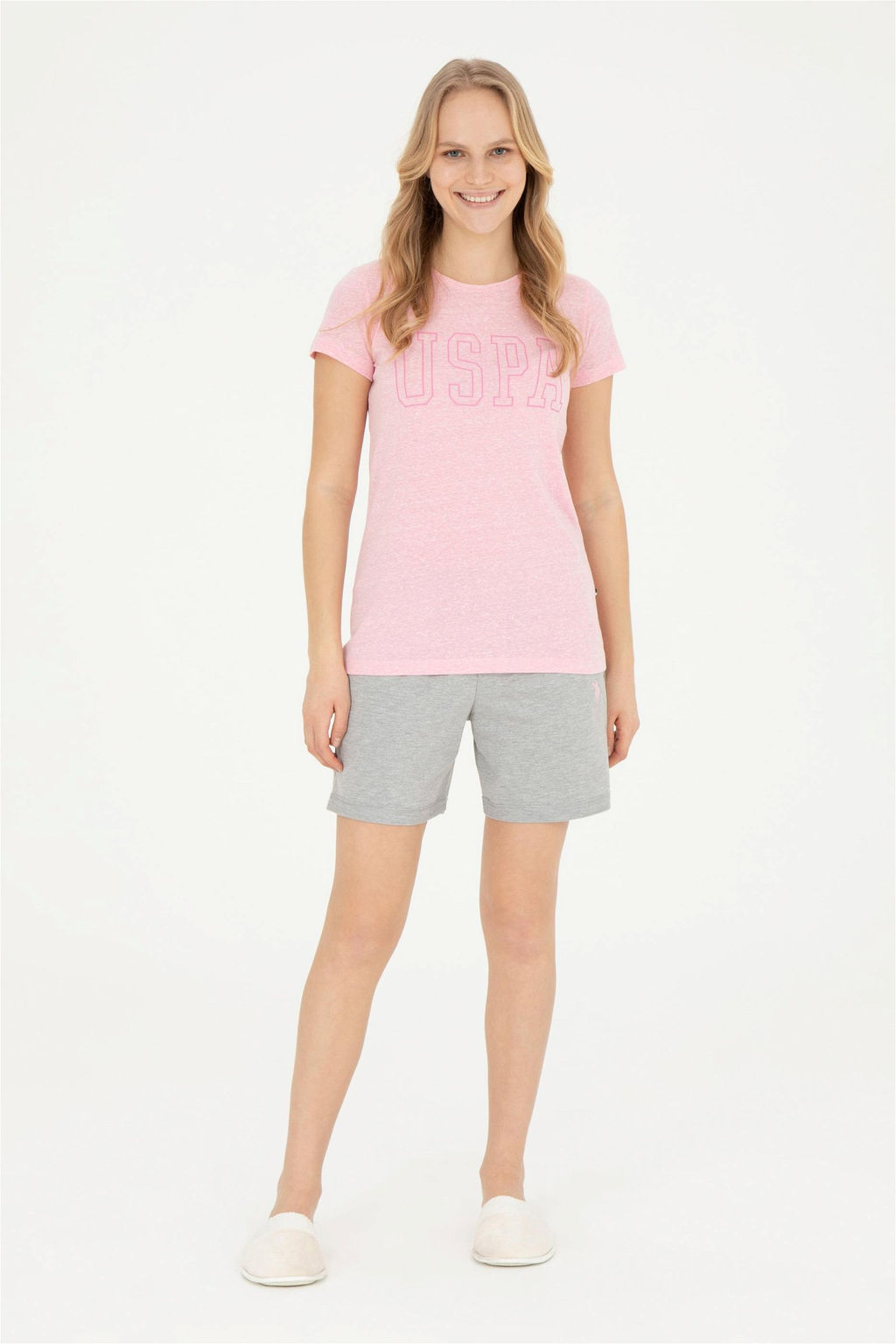 Женский розовый пижамный комплект Неожиданная скидка в корзине