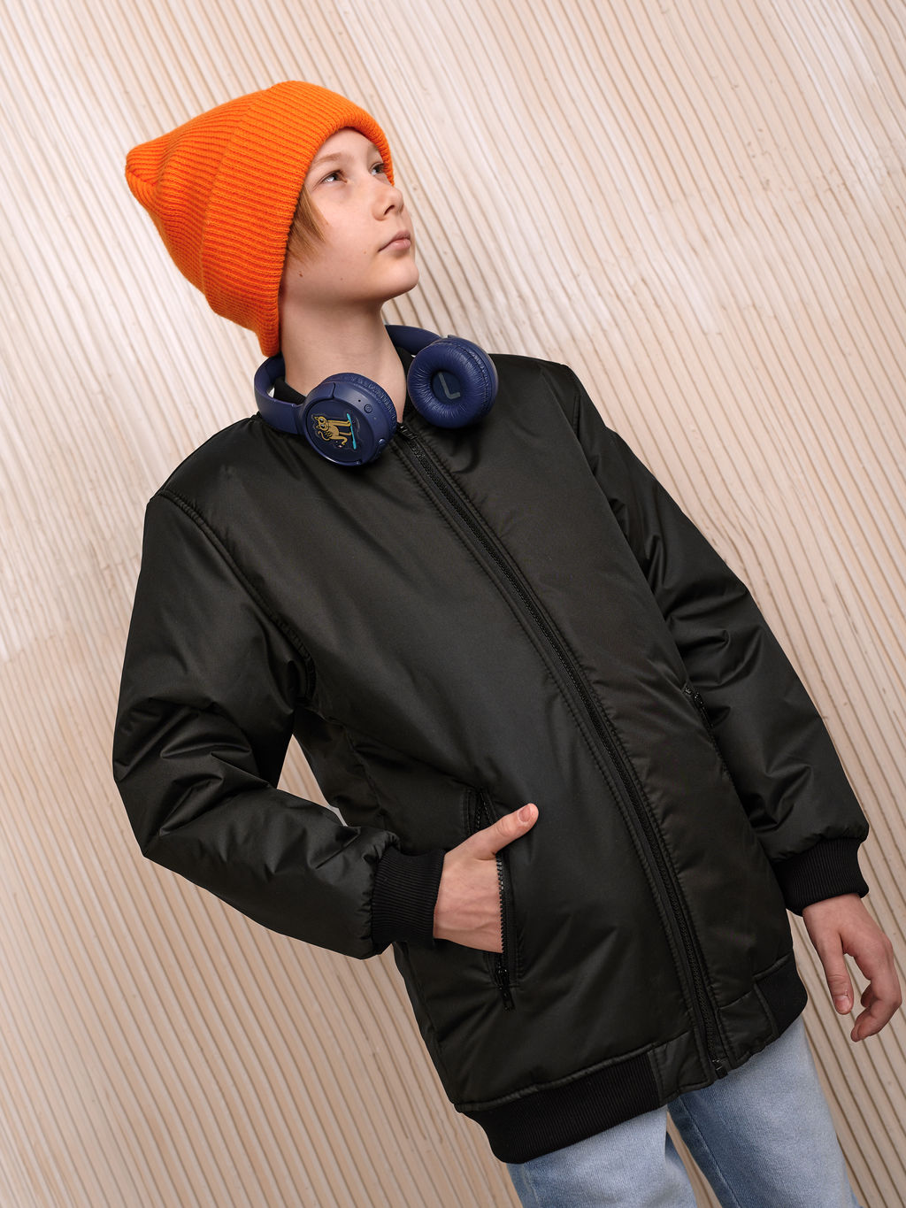 Бомбер демисезонный для мальчика Френд красный - Yollochka фото 26