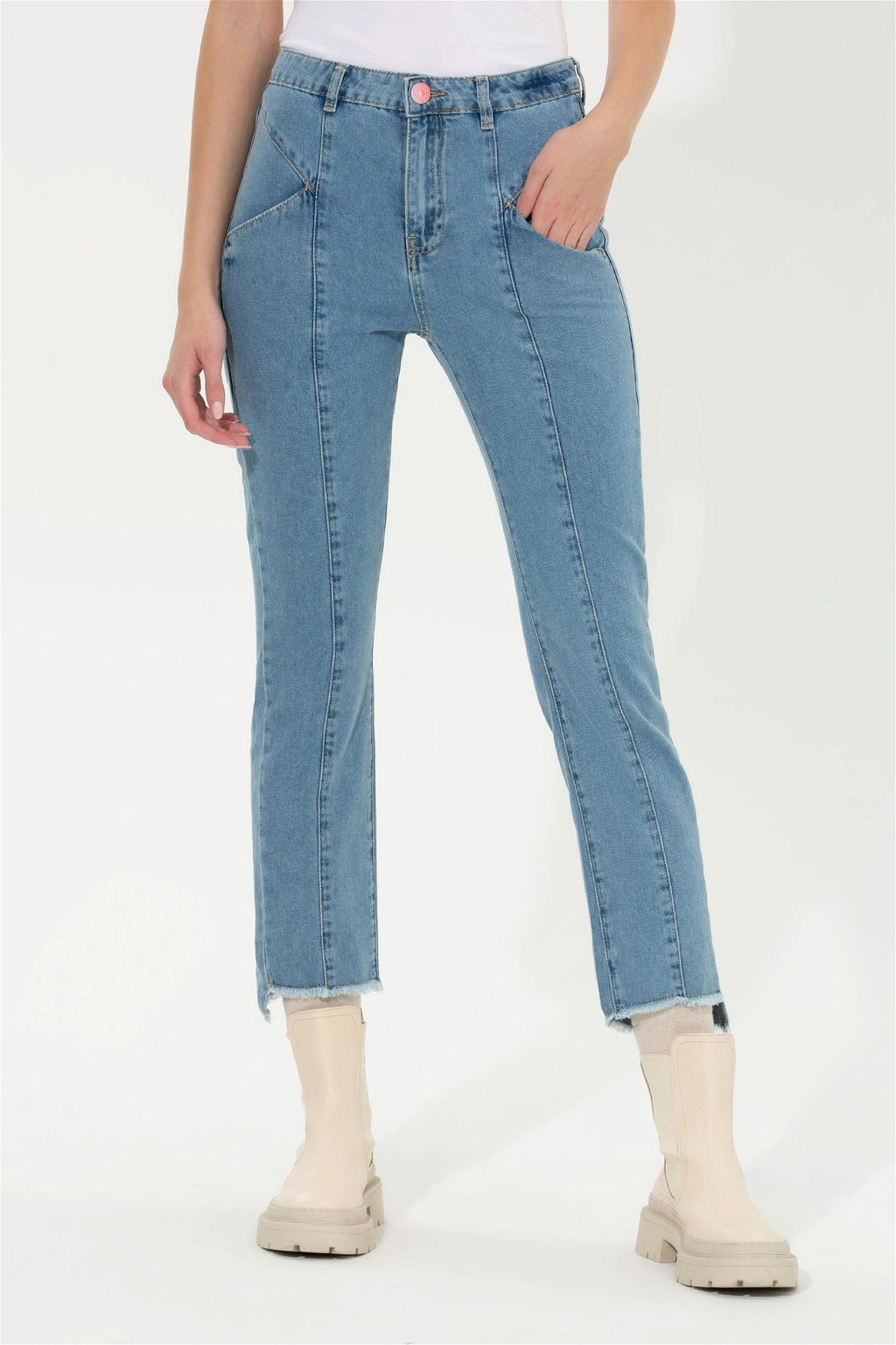 Женские голубые джинсовые брюки Неожиданная скидка в корзине - U.s. polo assn фото 2