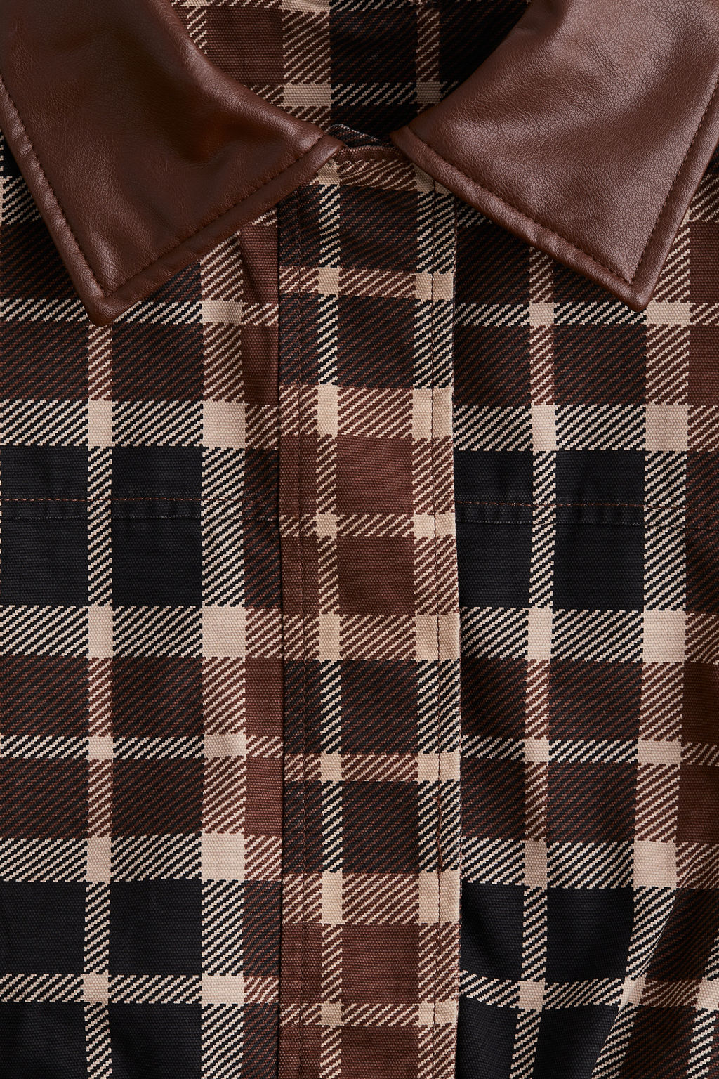 Chaqueta de sarga con cuello revestido - H&m фото 6