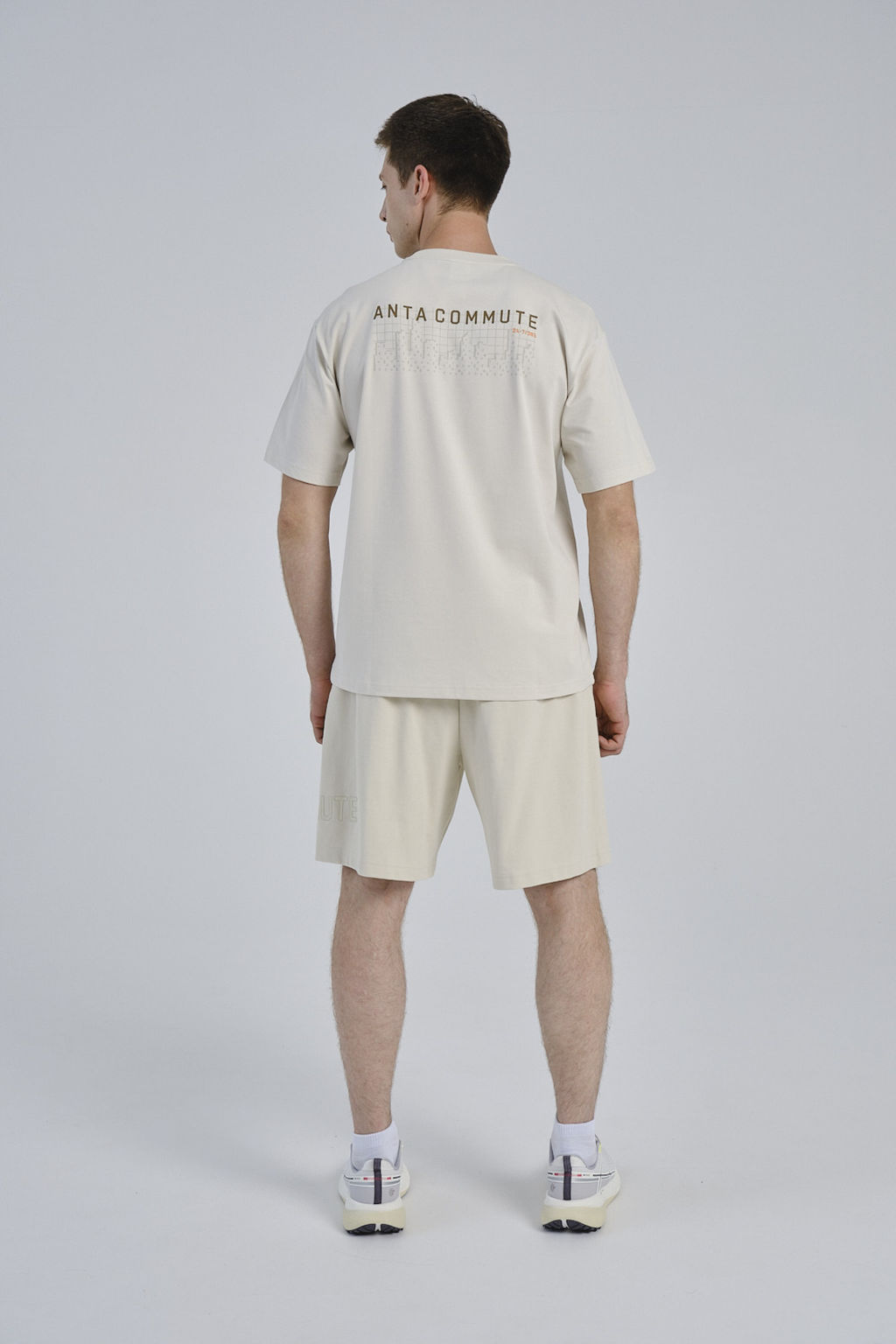 Шорты трикотажные Бежевый COMMUTE Knit Half Pants - Anta фото 4