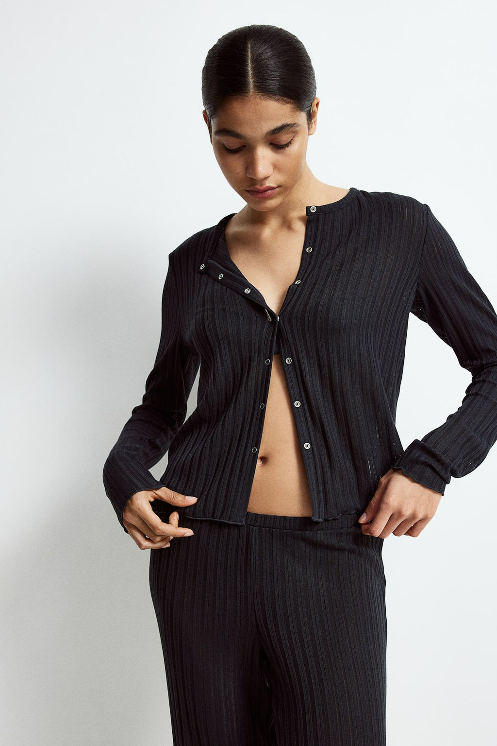 Cardigan en punto de canale - H&m фото 3