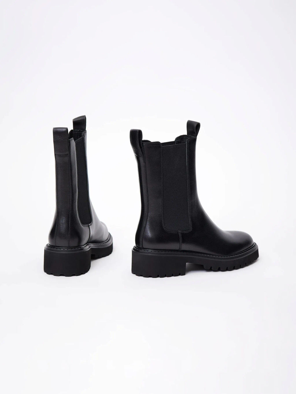 Ботинки Emka Челси кожа черные  фото 5