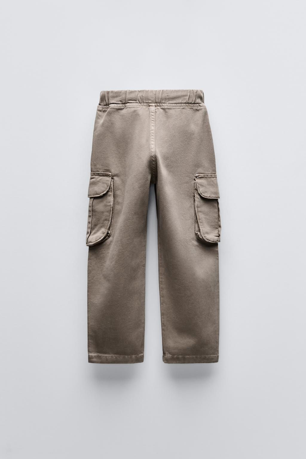 TWILL BARREL TROUSERS WITH POCKETS - Zara фото 2