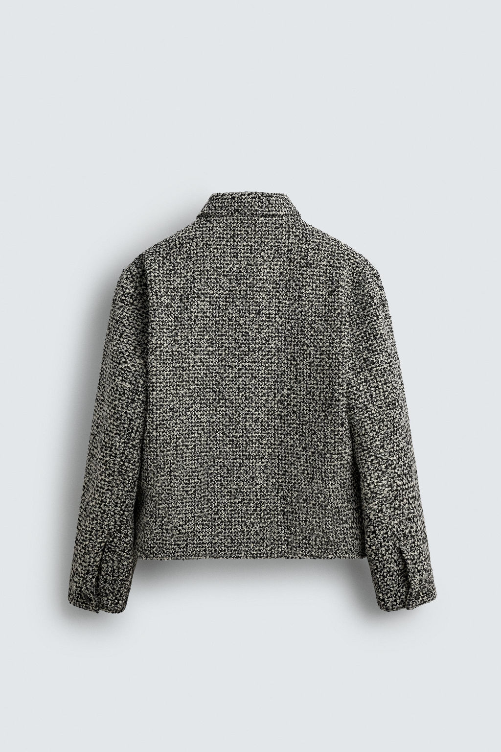 TEXTURED OVERSHIRT WITH POCKETS - Zara фото 8