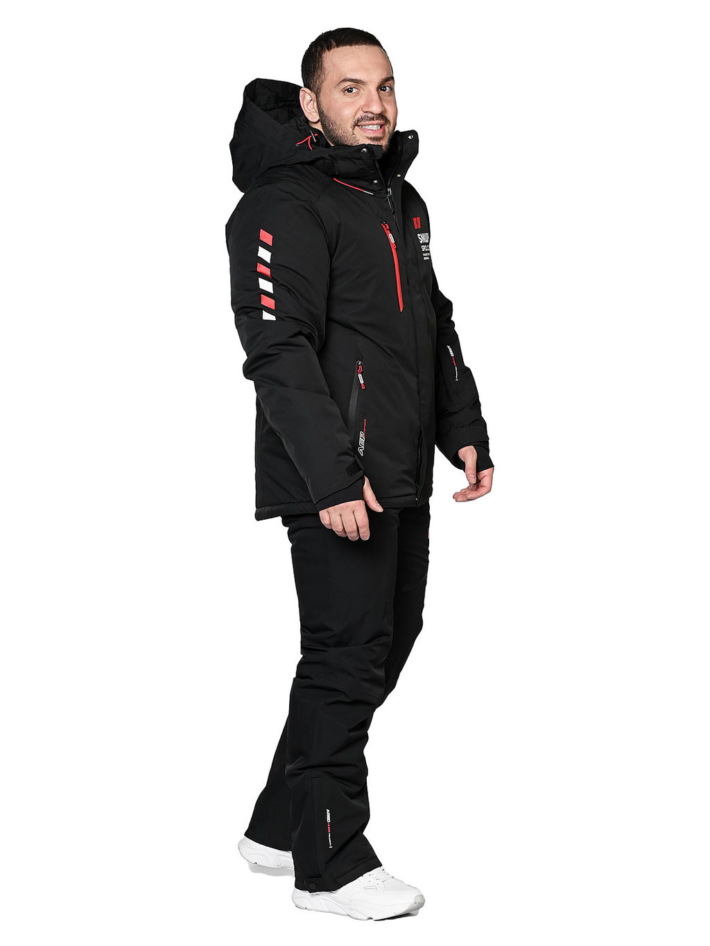 Костюм A-89103 Светло-серый - Snow headquarter фото 51