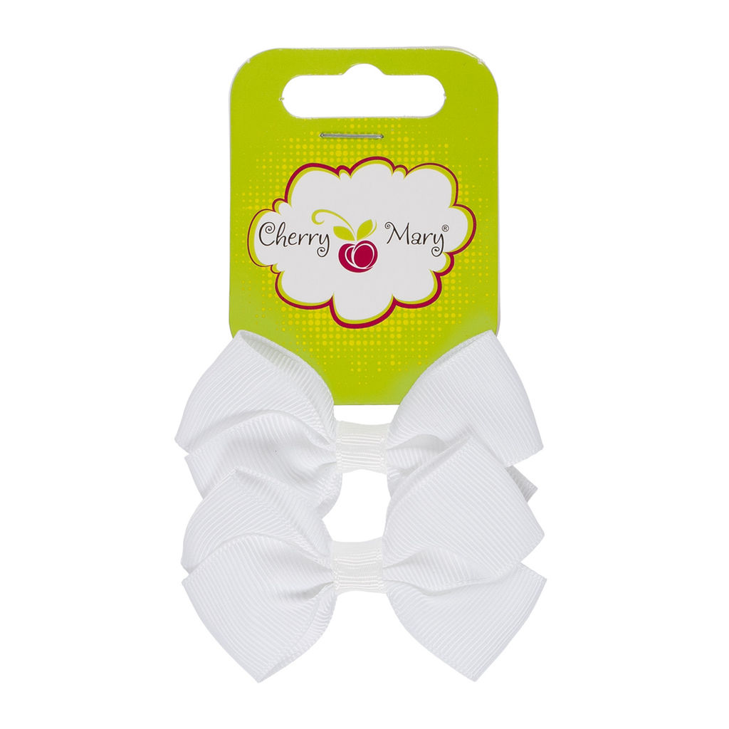 CHERRY MARY R6029 Набор резинок для волос 5 х 2 шт. №01 белый фото 3