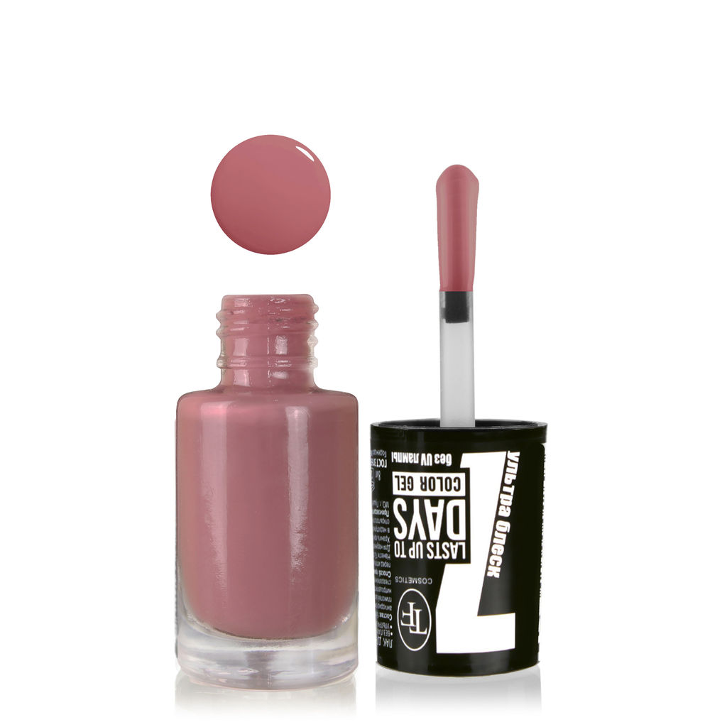 TF Лак для ногтей COLOR GEL тон 222 Pink wood/Розовое дерево 8мл