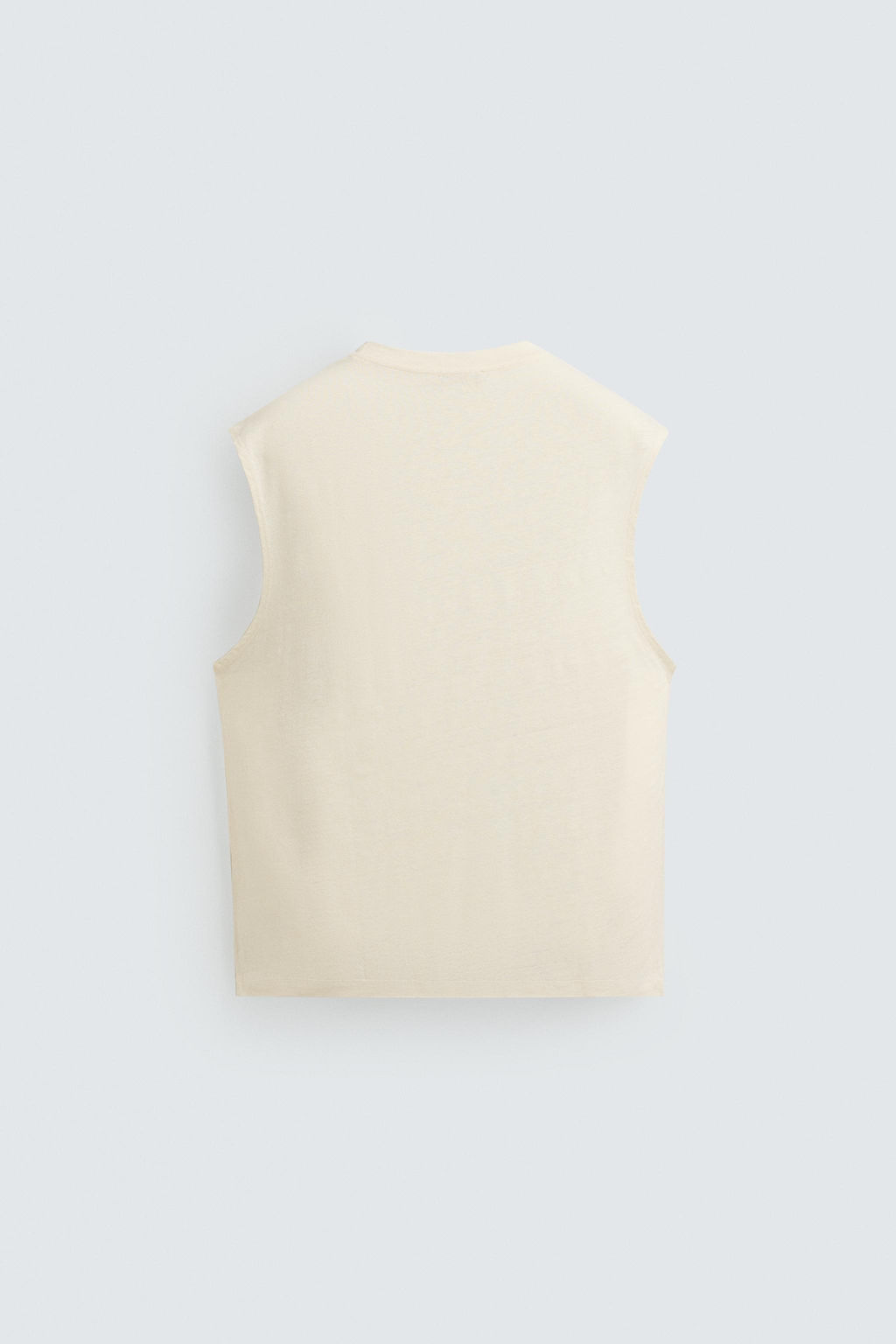 100% LINEN TANK T-SHIRT - Zara фото 8