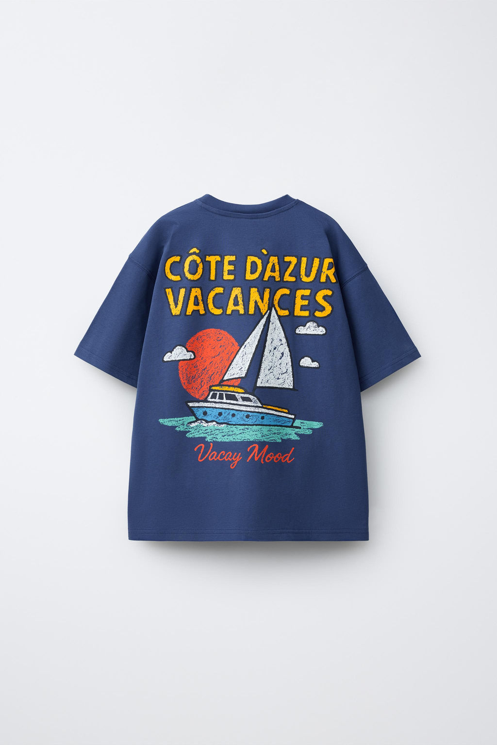 CAMISETA ESTAMPADO VELERO / Azul - Zara фото 2