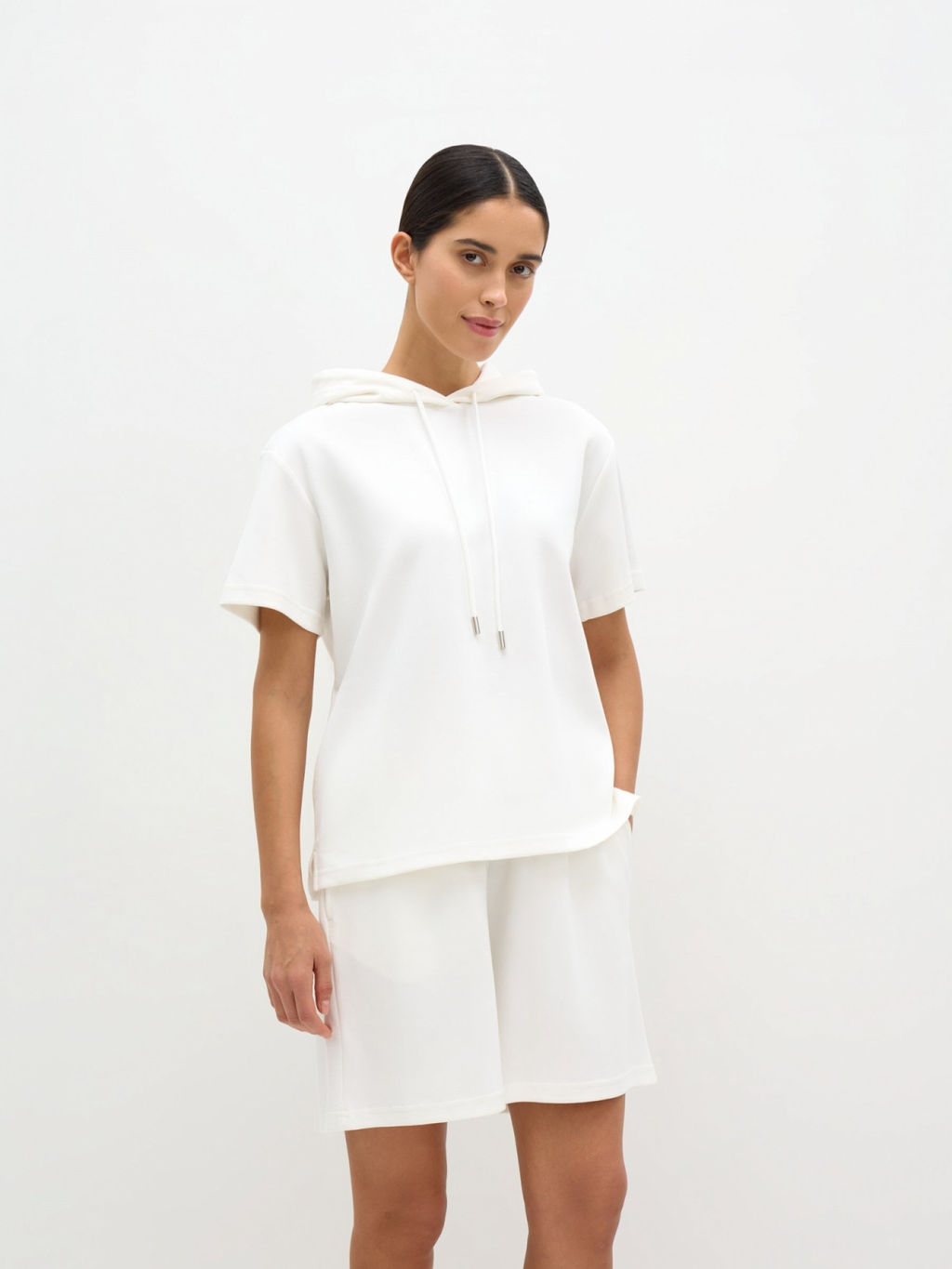 Conso/SW 240490 - white Худи женское  фото 7