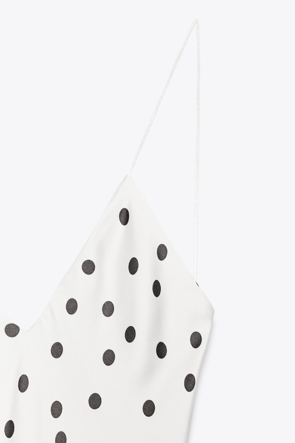 POLKA DOT SATIN MIDI DRESS - Zara фото 7