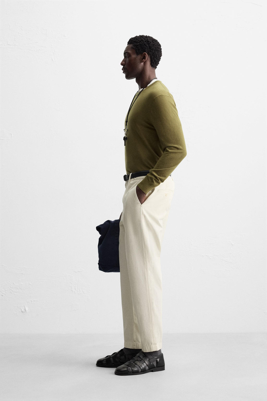 TWILL CHINO TROUSERS - Zara фото 22