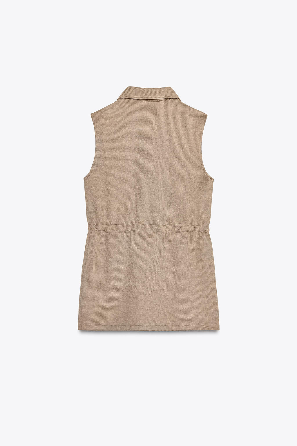BUTTONED TWILL WAISTCOAT - Zara фото 7