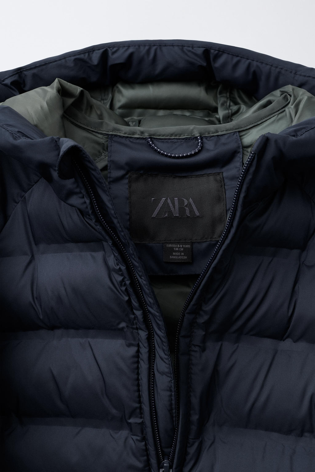 WATER-REPELLENT ULTRALIGHT PADDED LONG JACKET - Zara фото 7