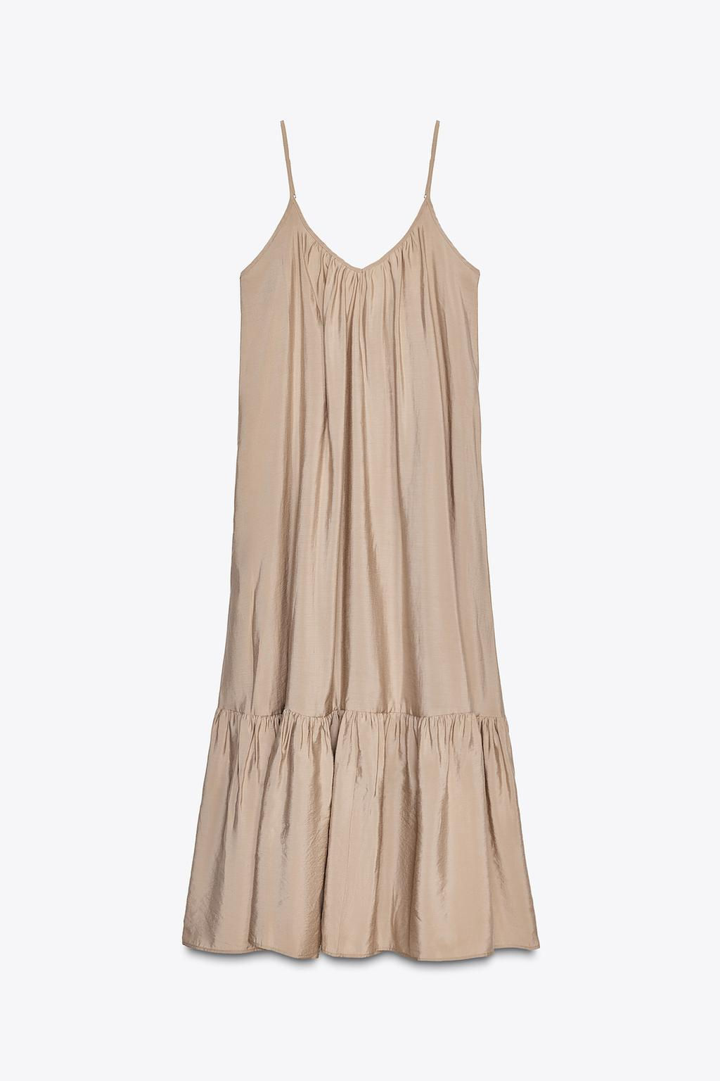 FLOWING MIDI DRESS - Zara фото 7