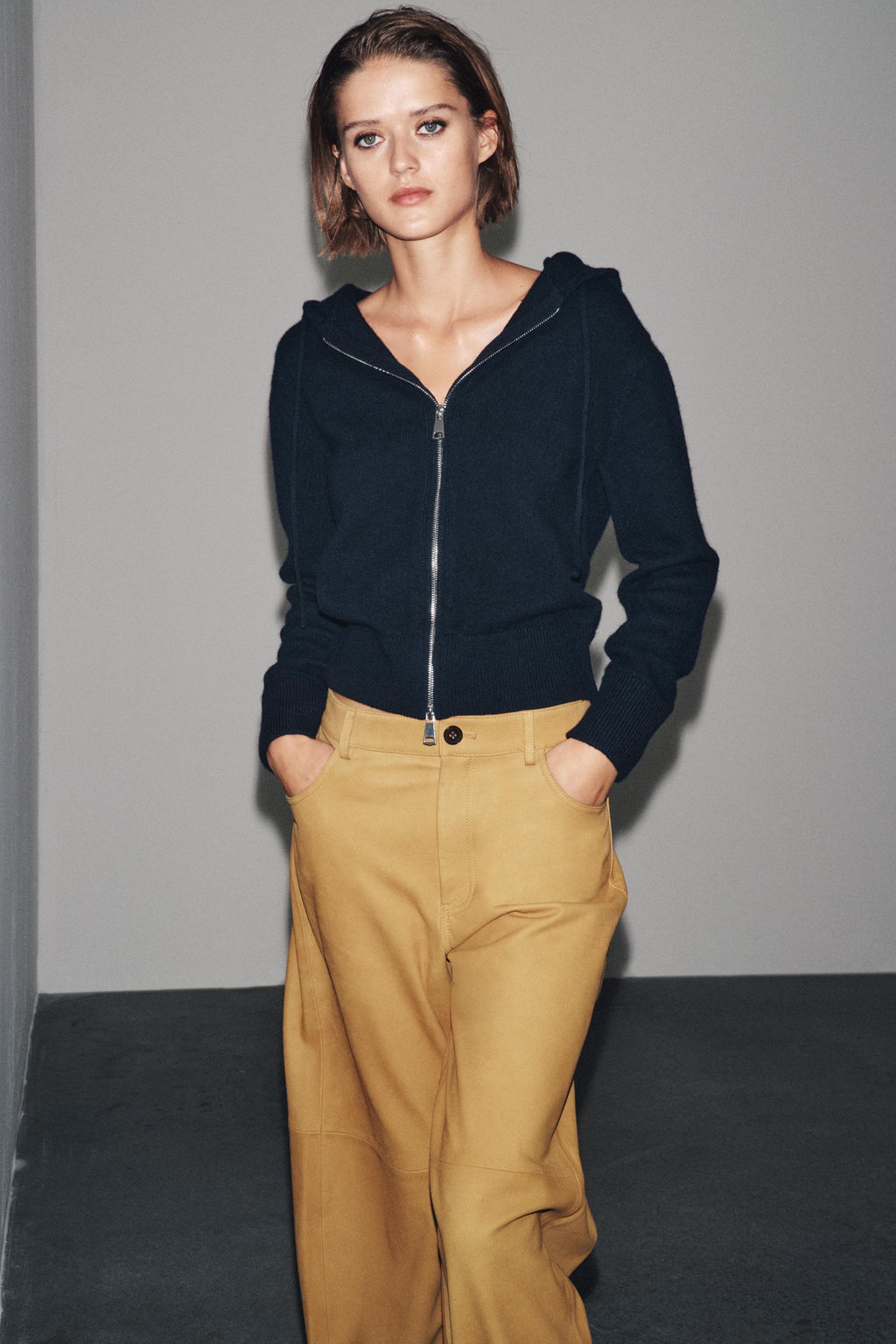 100% WOOL HOODIE - Zara фото 4