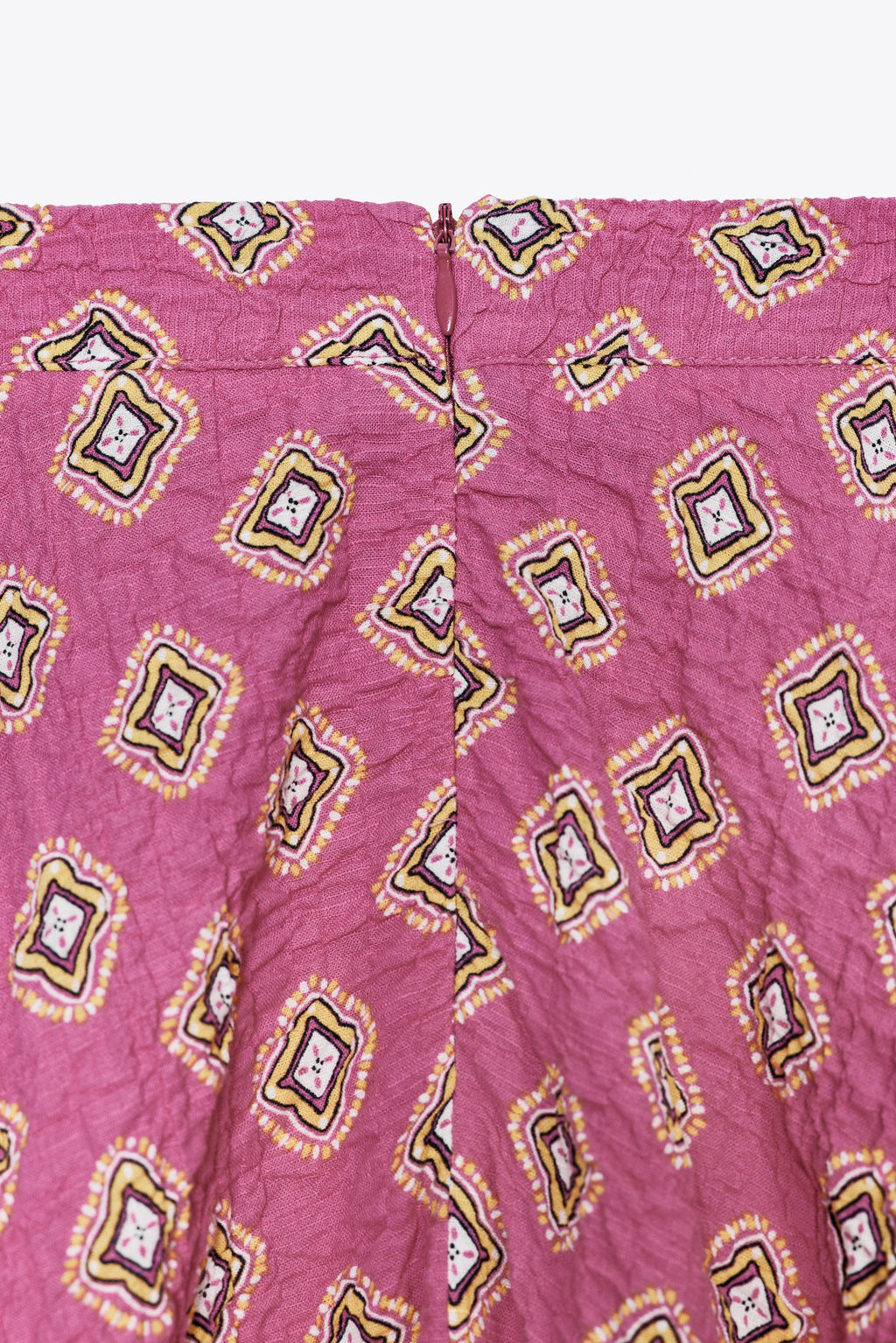 PRINTED MIDI SKIRT - Zara фото 8