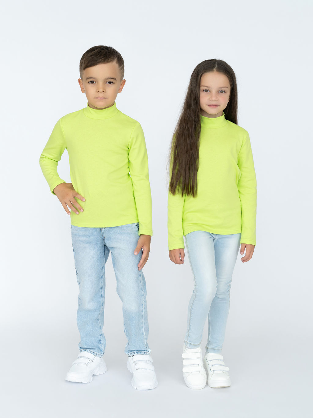 Джемпер-водолазка салатовая 645 (92, 56)