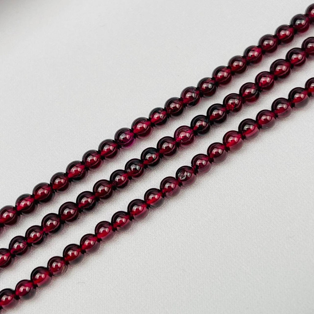 Бусины для украшений из Граната (90 бусин)
