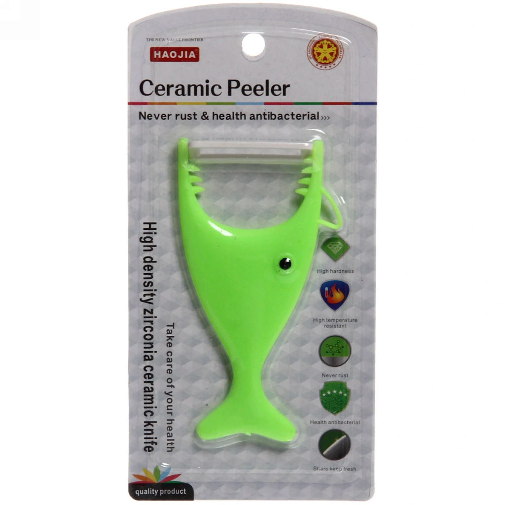 Цена за 5 шт. Овощечистка поперечная с керамическим лезвием "Кит"