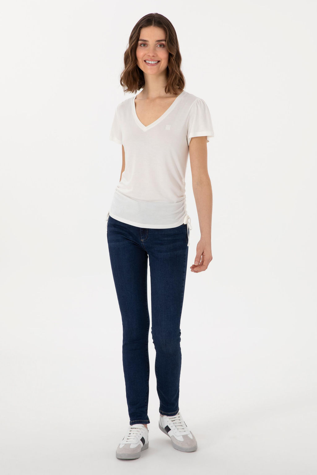Kad_n Krem Ti__rt Sepette S_rpriz _ndirim - U.s. polo assn фото 4