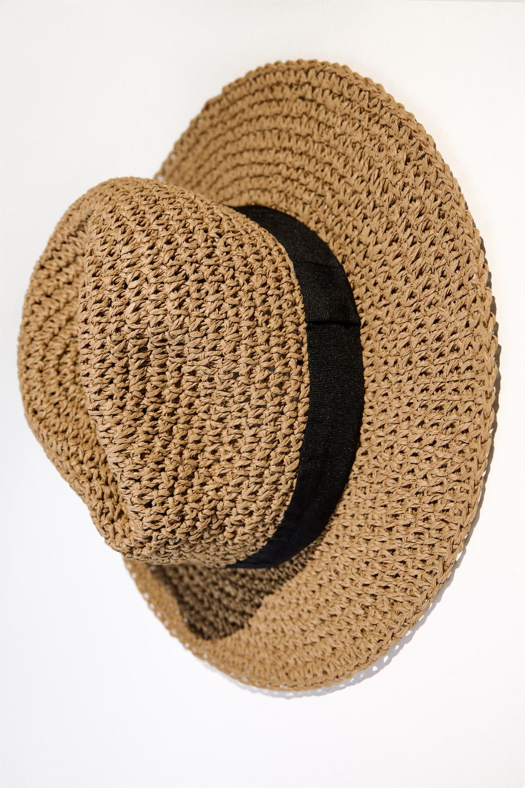 CONTRAST BAND HAT - Zara фото 7