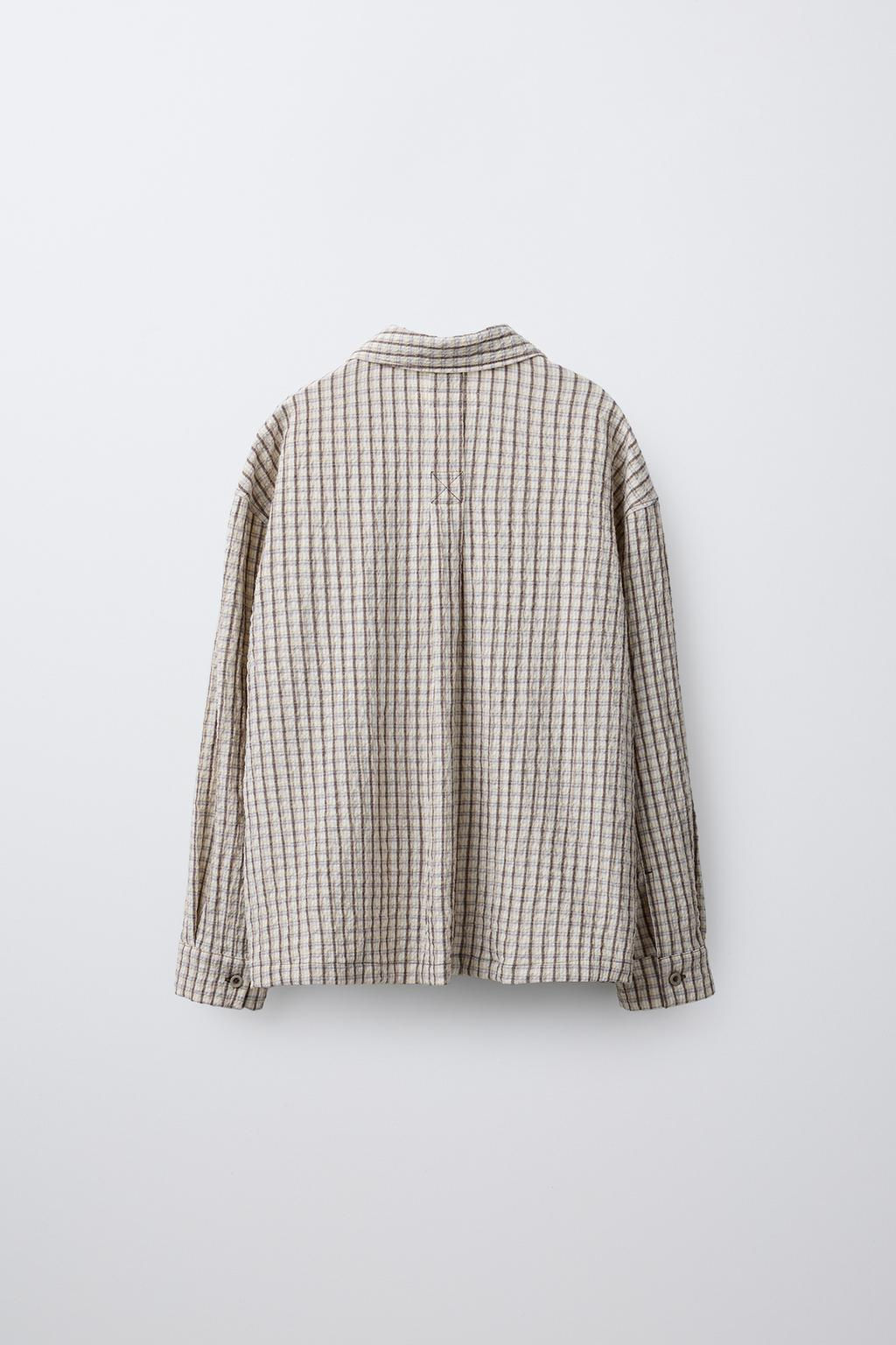 TEXTURED CHECK SHIRT - Zara фото 2