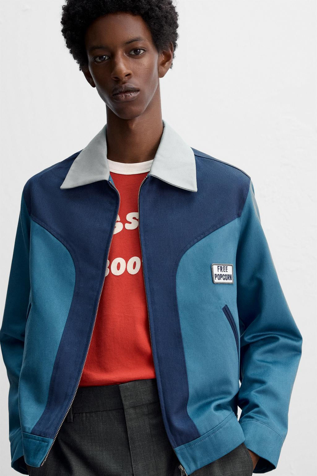 COLOUR BLOCK JACKET X HARRY LAMBERT - Zara фото 13