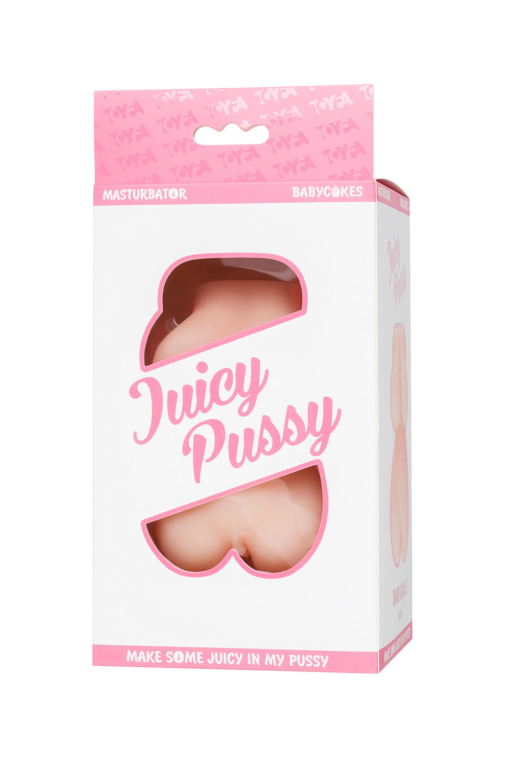 Мастурбатор реалистичный Juicy Pussy by TOYFA Babycakes, TPE, телесный, 14,5 см