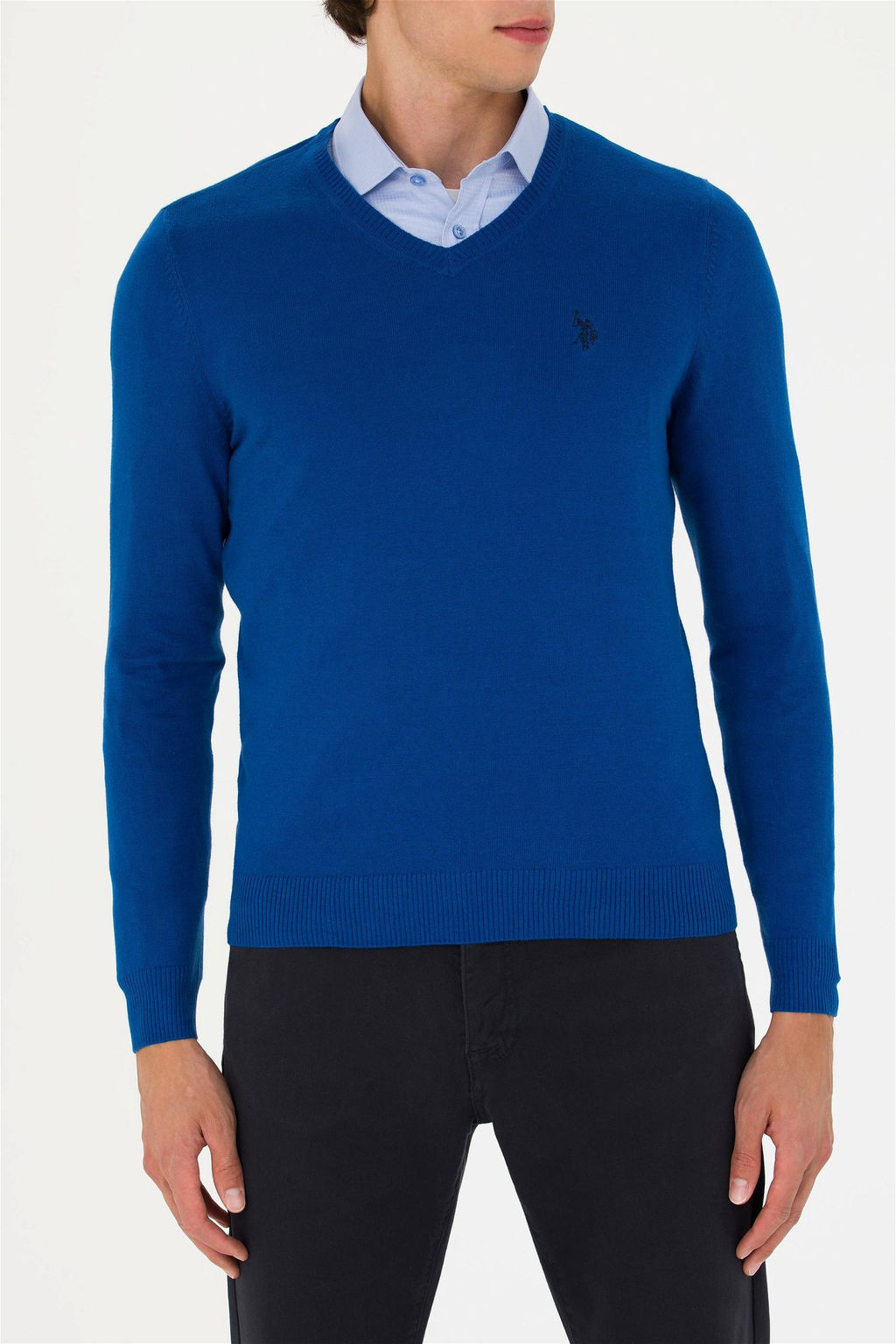 U. S. Polo Assn Мужской базовый свитер Saks - U.s. polo assn фото 13