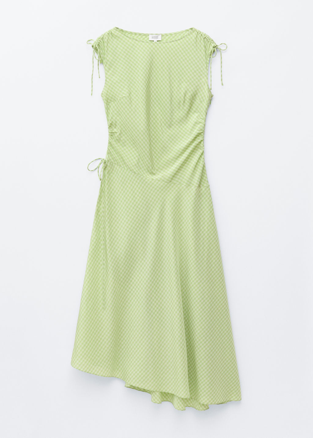 Vestido midi drapeado asim?trico - H&m фото 2
