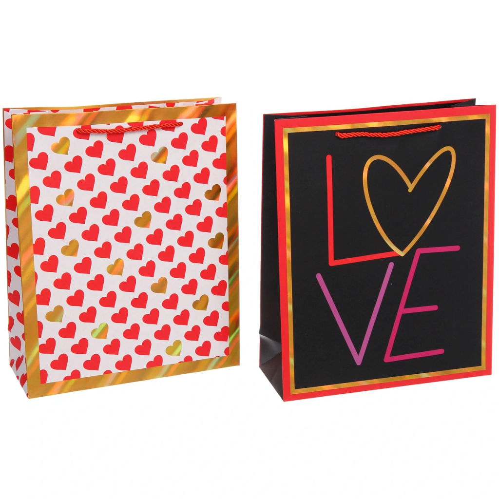 Пакет подарочный "My love" 26*32*10 см