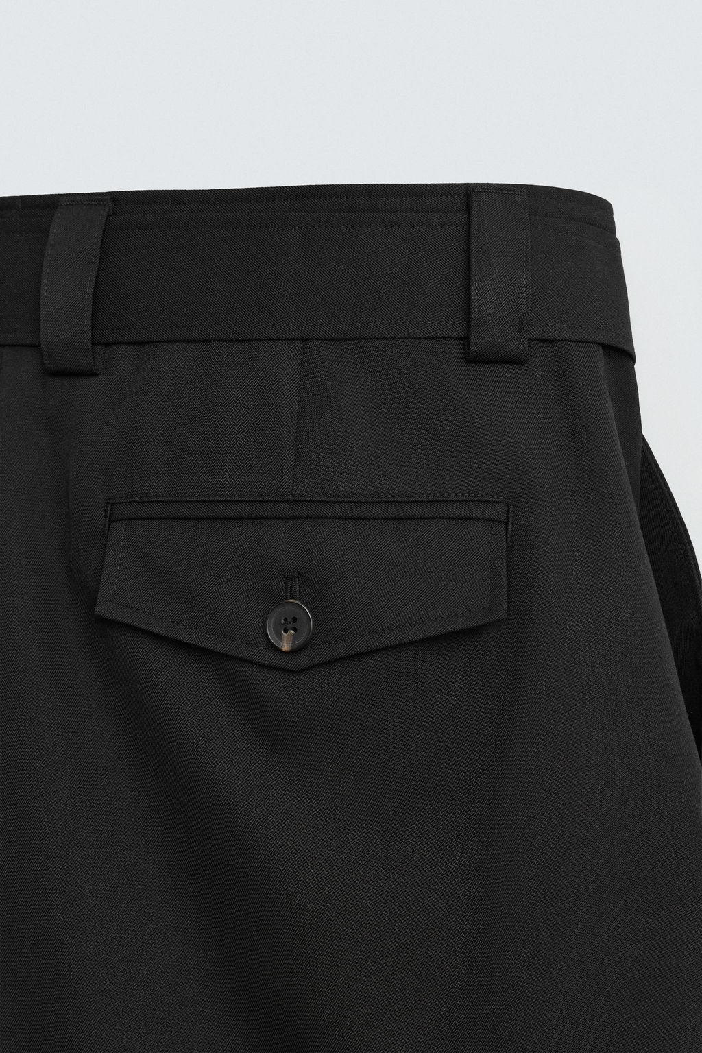 BELTED WIDE-LEG BERMUDA SHORTS - Zara фото 18