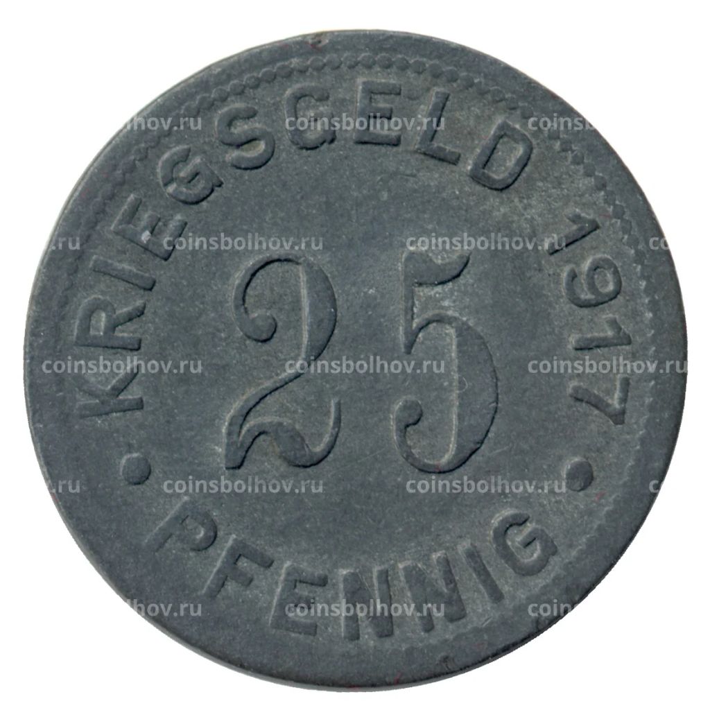 25 пфеннигов 1917 года Германия  Нотгельд (Мюнстер)