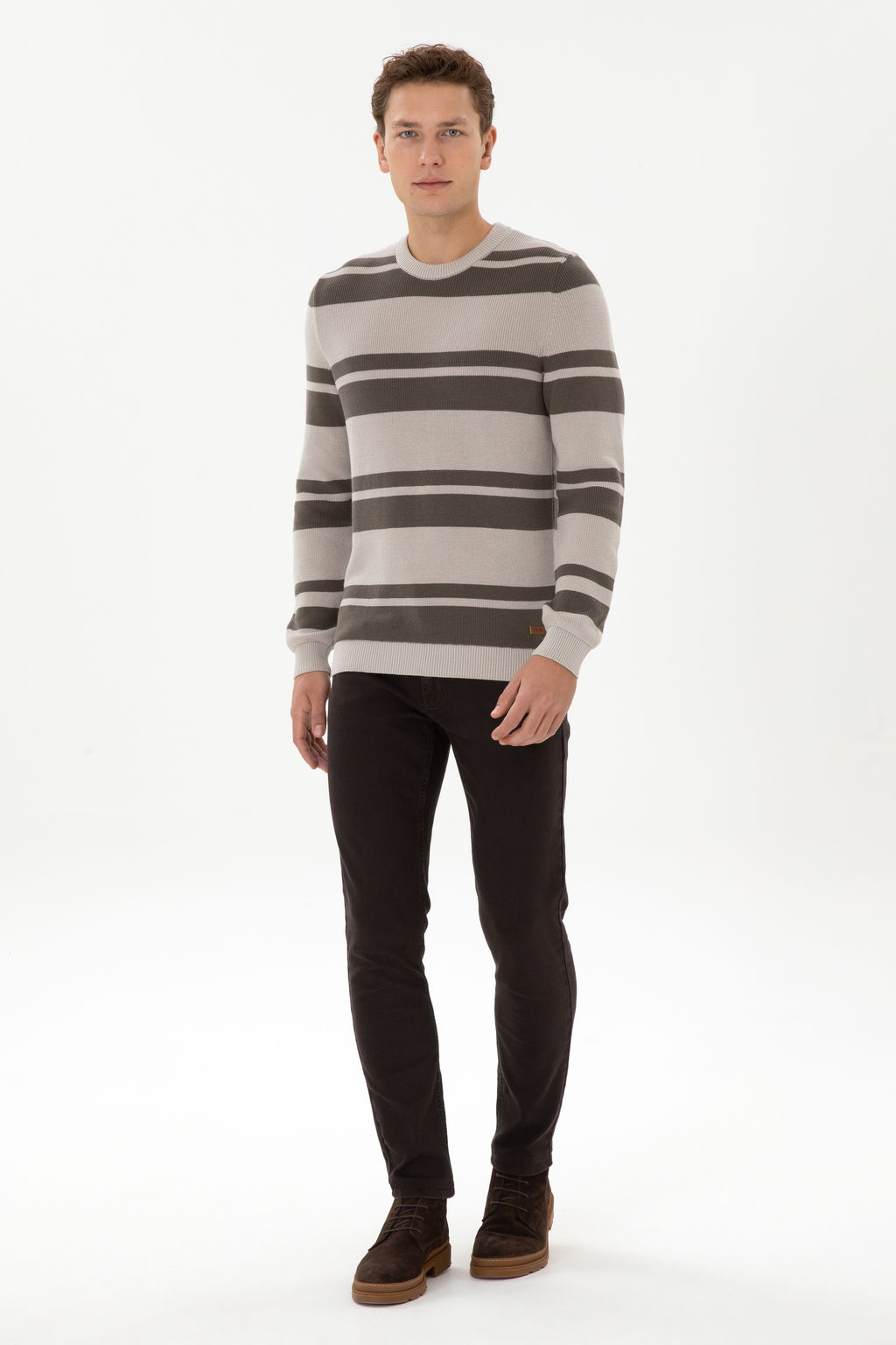 Erkek Koyu Kahverengi Slim Fit Jean Pantolon - U.s. polo assn фото 7