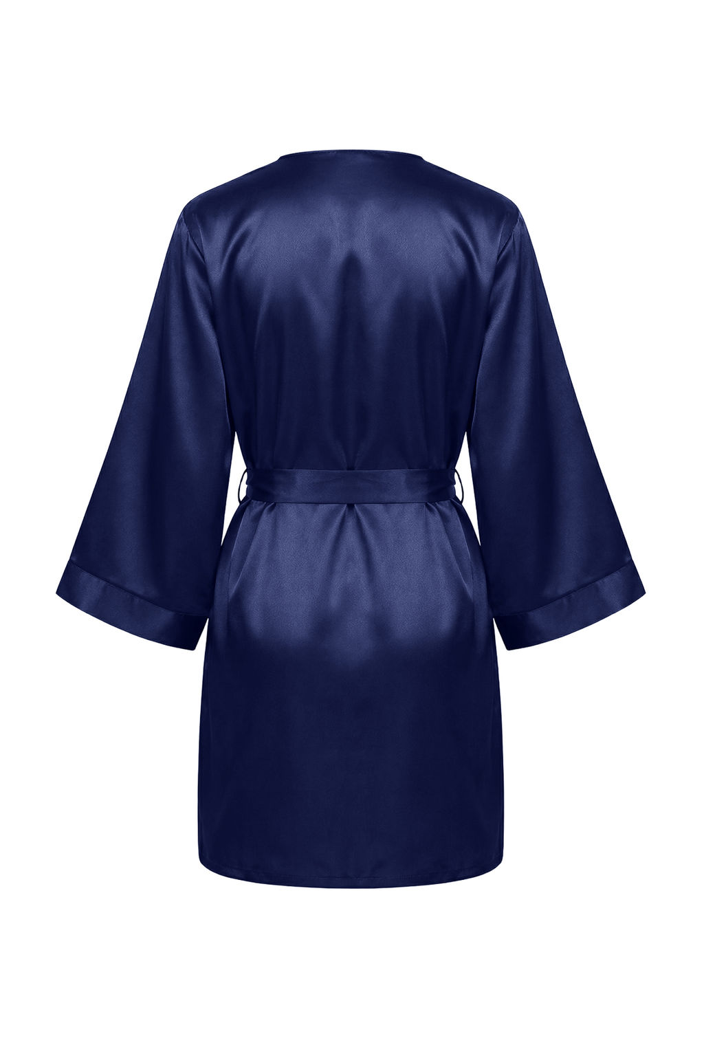 Lacivert Duz Saten Dokuma Pijama Tak?m? THMSS26PT00036 - Trendyolmilla фото 10