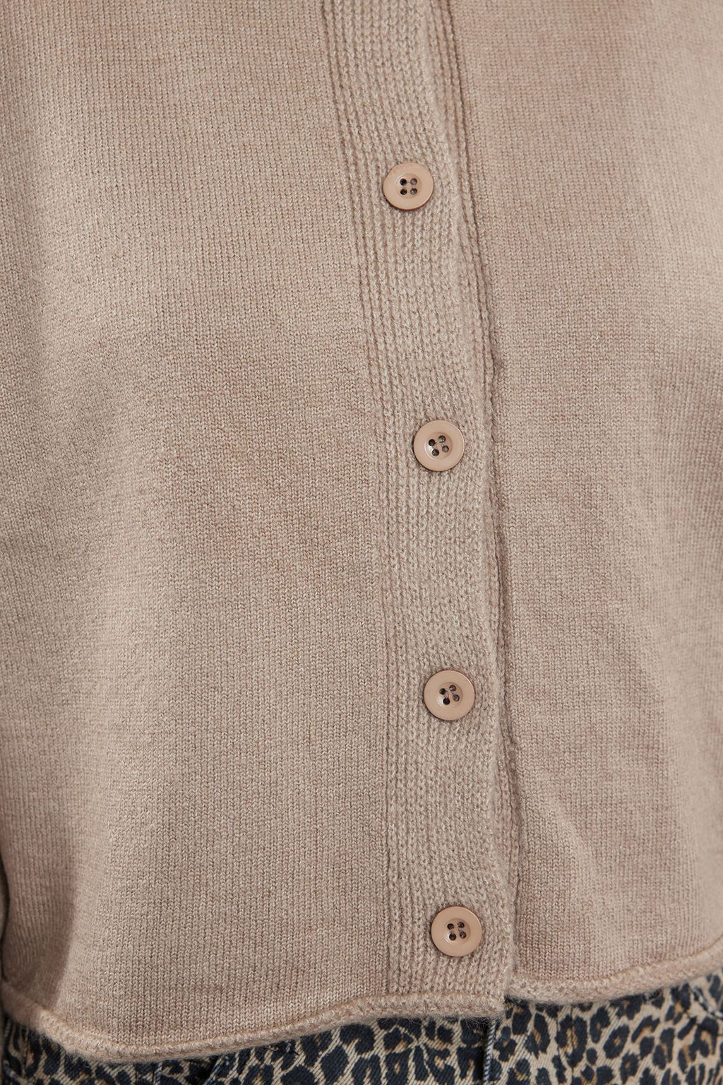 Vizon Genis Kal?p Crop Yumusak Dokulu Genis Kal?p Triko H?rka TWOAW25HI00176 - Trendyolmilla фото 4