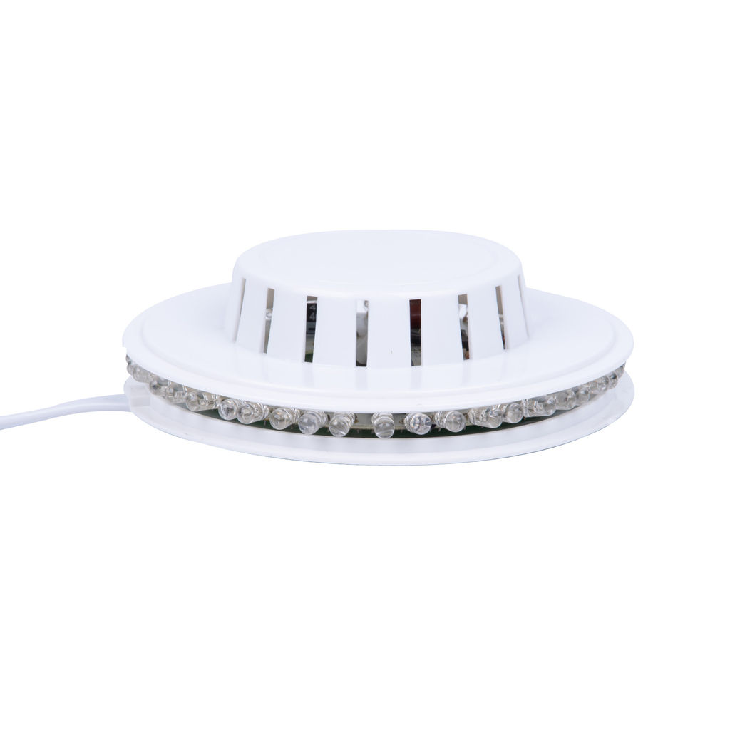 Светодиодный светильник-проектор ULI-Q304 2,5W/RGB WHITE. Напольный. Серия DISCO, многоцветный. Горизонтальная проекция. ТМ VOLPE. Кабель с вилкой, 220В. Цвет корпуса - белый.