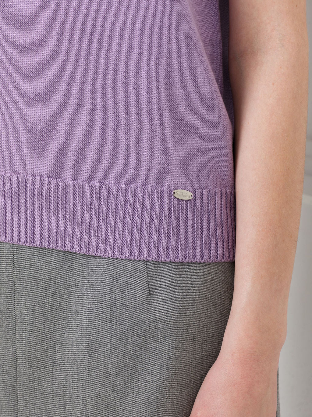 Блузка вязаная