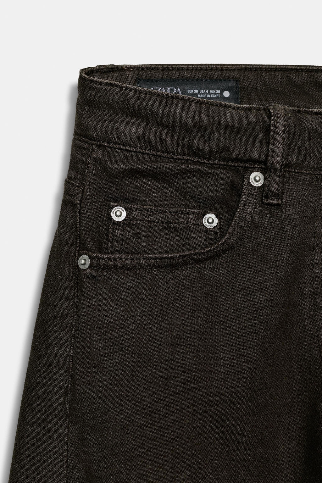 ZW COLLECTION BALLOON MID-WAIST JEANS - Zara фото 9