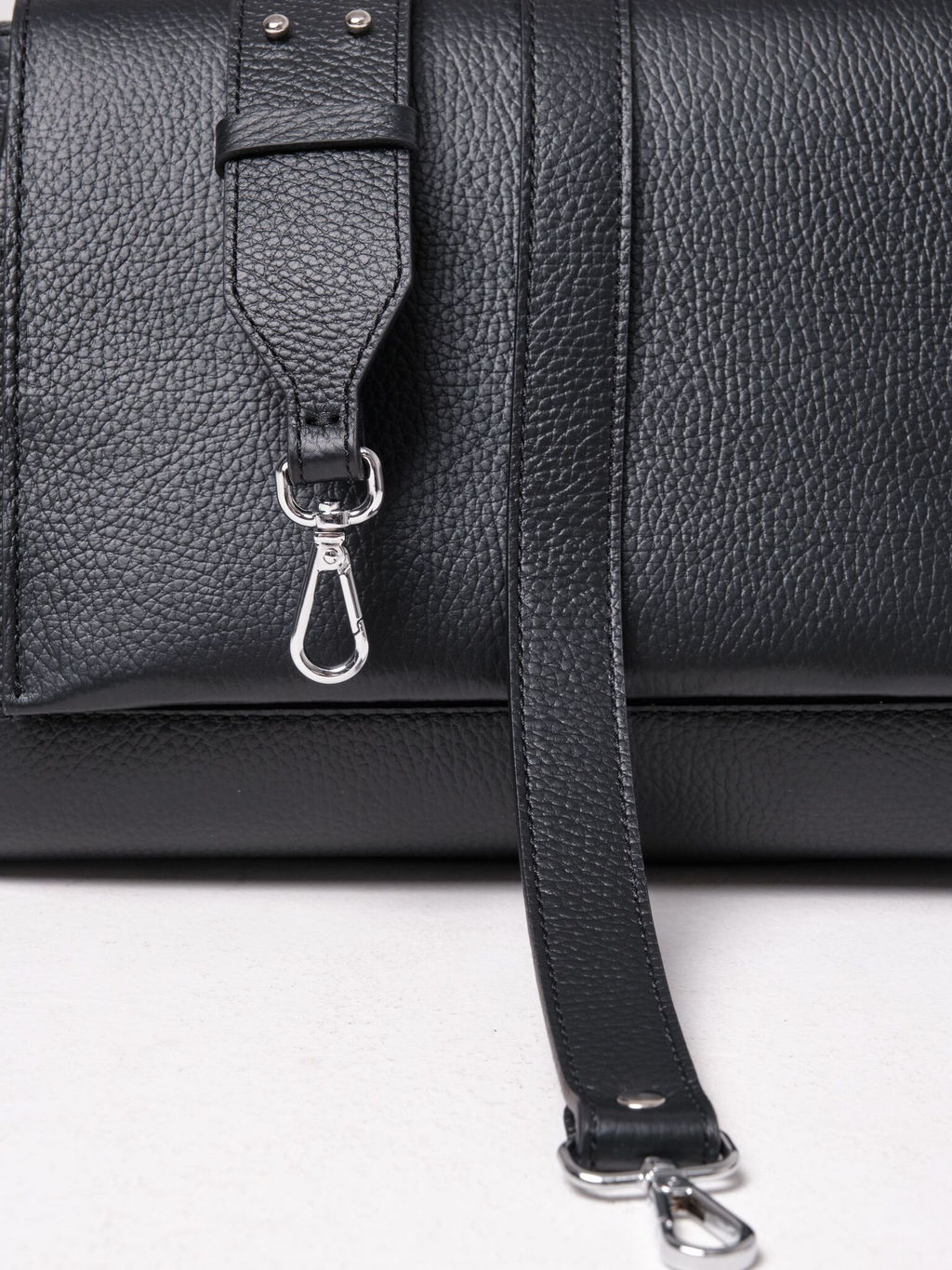 Сумка кожаная сэтчел Deboro 30923 черная