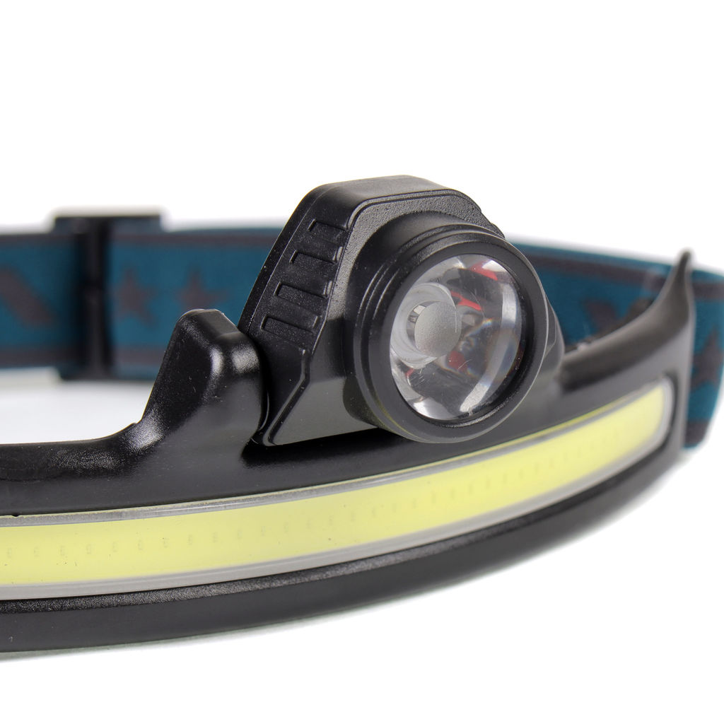 Фонарь налобный спортивный COMIRON OHEAD FLOODLIGHT ABS, IPX5 свет COB 400lm аккум 18650 3.7V 2000 mAh USB Type-C индикатор /уп /50/100/ - ГалеонТрейд фото 7