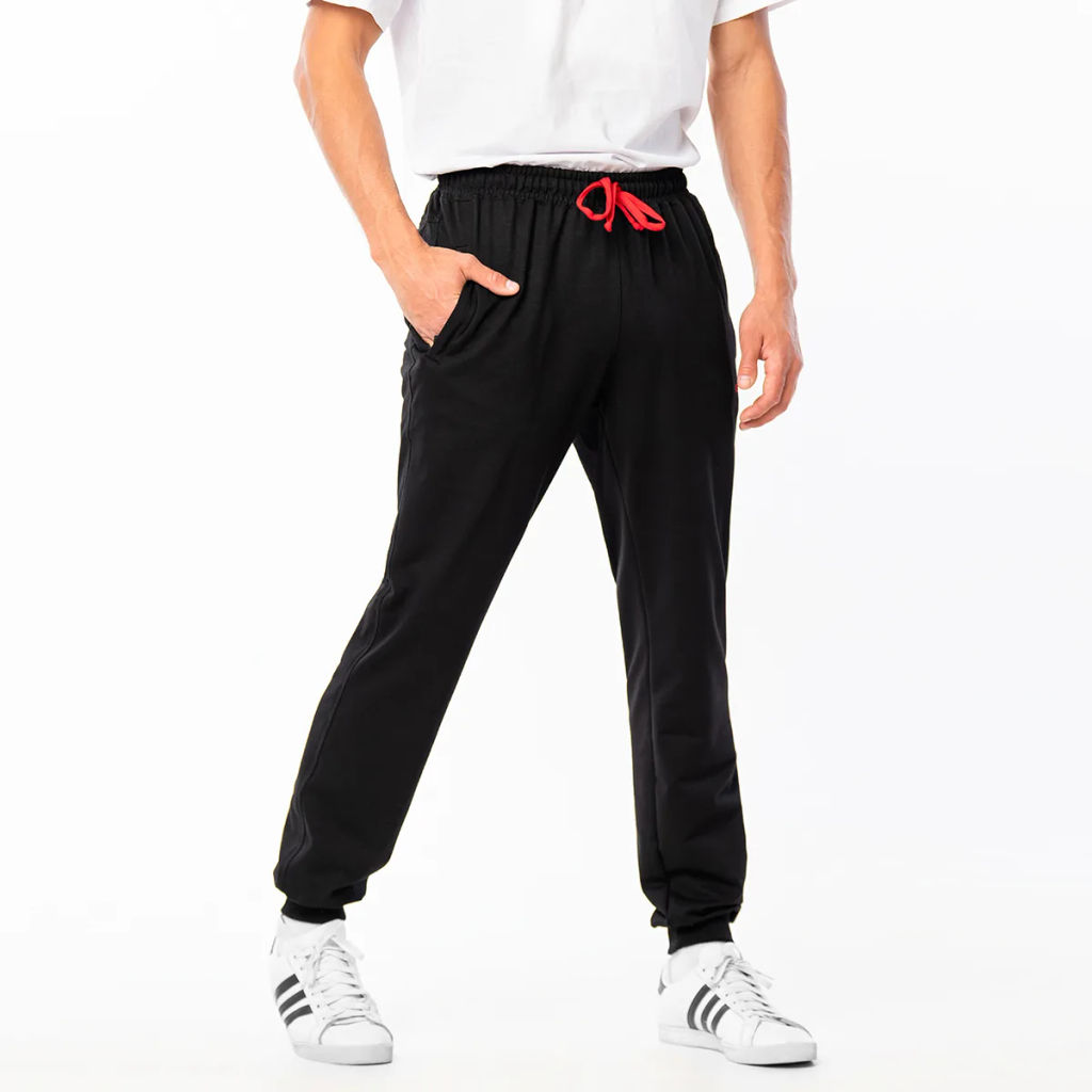 RODOS Брюки М-225 Чёрный/Красный