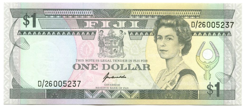 1 доллар 1993 года Фиджи