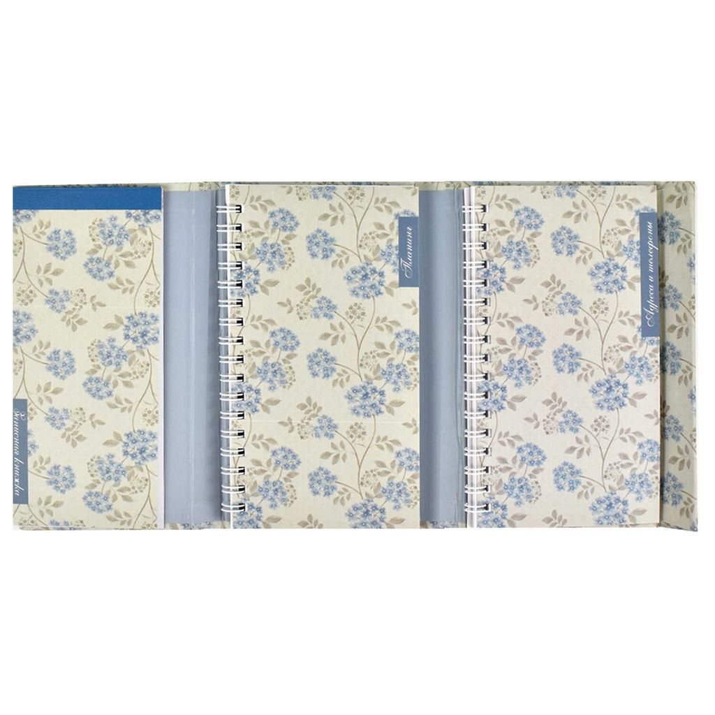 Органайзер трехблочный арт.41310 ПРИНТ-ГОРТЕНЗИЯ - Феникс+ фото 4